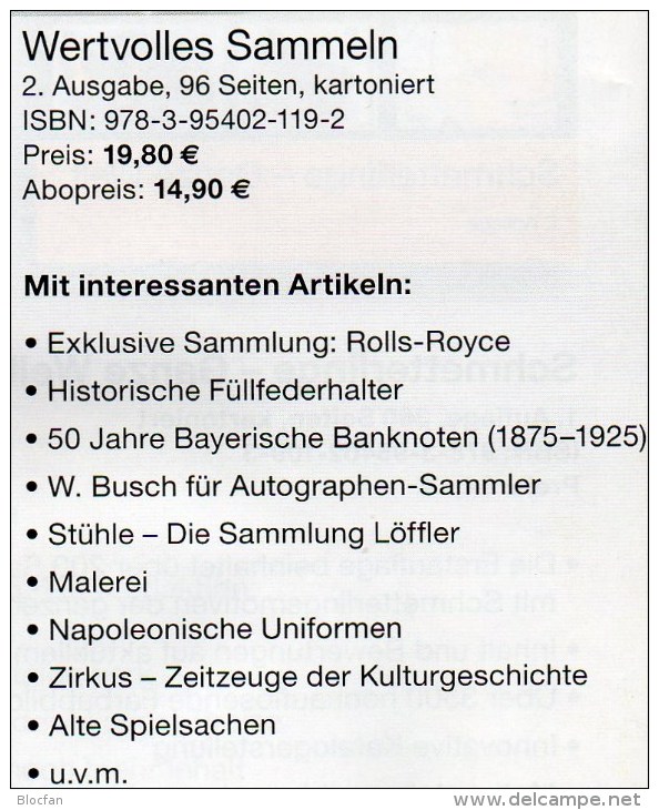 MICHEL Wertvolles Sammeln # 2/2015 Neu 15€ Sammel-Magazin Luxus Information Of The World New Special Magacine Of Germany - Nederlands (vanaf 1941)