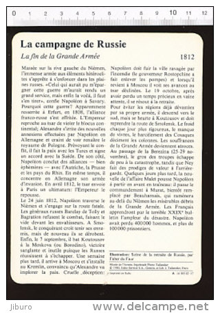 Fiche La Campagne De Russie / Illustration Faber Du Faur Premier Empire Epopée Napoléonienne 01-FICH-Histoire De France - History