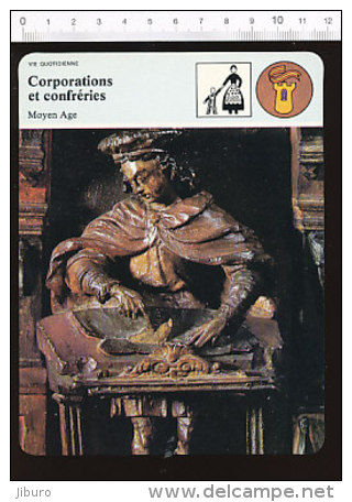 Fiche Corporations Et Confréries - Illustration Sain-Crépin Patron Des Cordonniers  / 01-FICH-Histoire De France - History