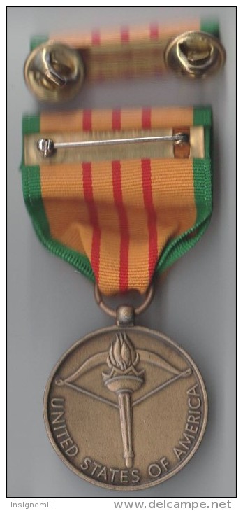 MEDAILLE REPUBLIC OF VIETNAM SERVICE  UNITED STATES OF AMERICA , + Rappel Décoration - Stati Uniti