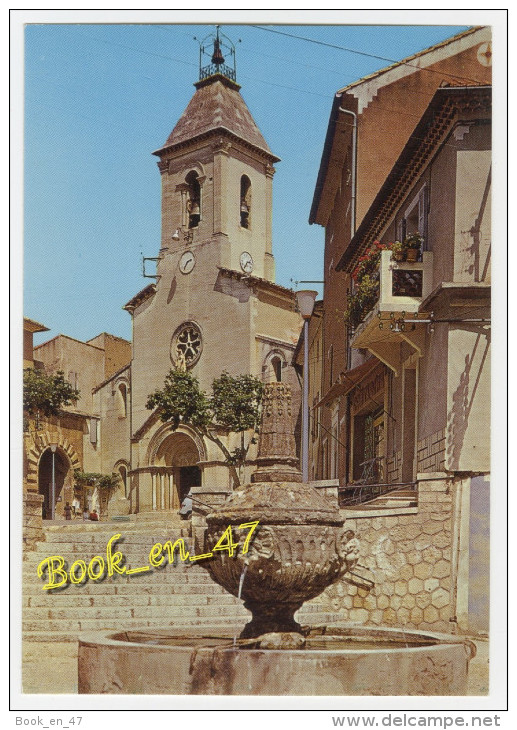 {75319} 84 Vaucluse Beaumes De Venise , La Vieille Fontaine Et L' Eglise - Beaumes De Venise