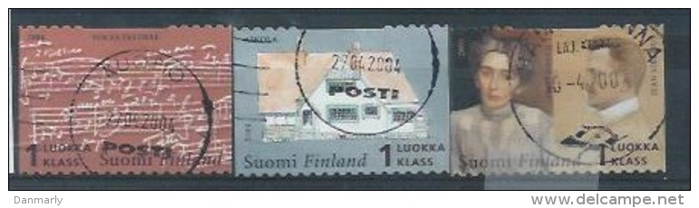 FINLANDE : Y&T (o) N° 1646 à 1648 (à 10% De La Cote) - Used Stamps