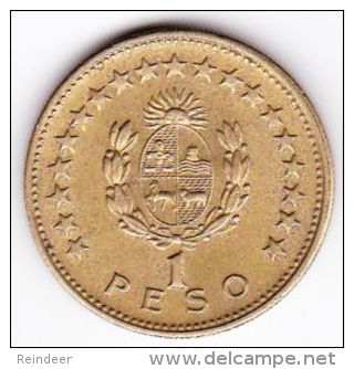 ® URUGUAY 1965: LOTE de 5 monedas - aluminio y bronce