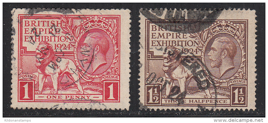 Great Britain 1924 Cancelled, Sc# , SG 430-431 - Oblitérés