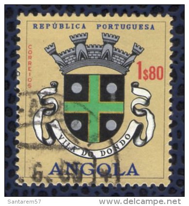 Angola 1963 Oblitéré Rond Used Blason De La Ville Vila Do Dondo - Angola
