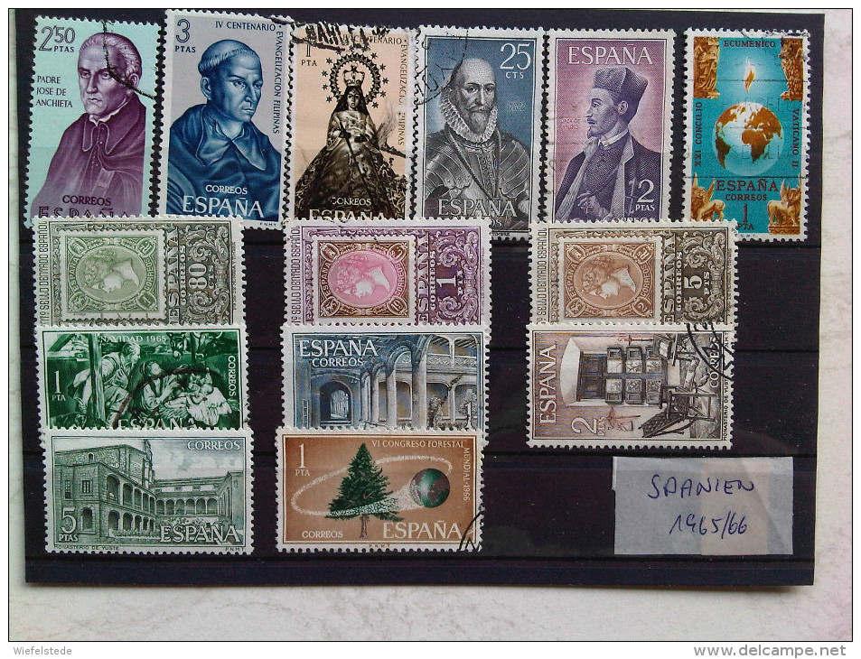 B047 - ESPANA - SPANIEN - SPAIN - 14 Verschiedene Briefmarken - Different Stamps - Collections