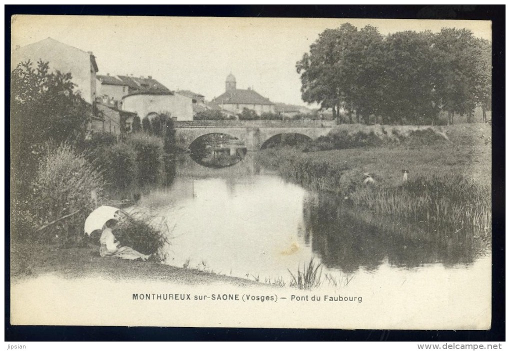 Cpa Du 88 Monthureux Sur Saone  -- Pont Du Faubourg   JA15 53 - Monthureux Sur Saone