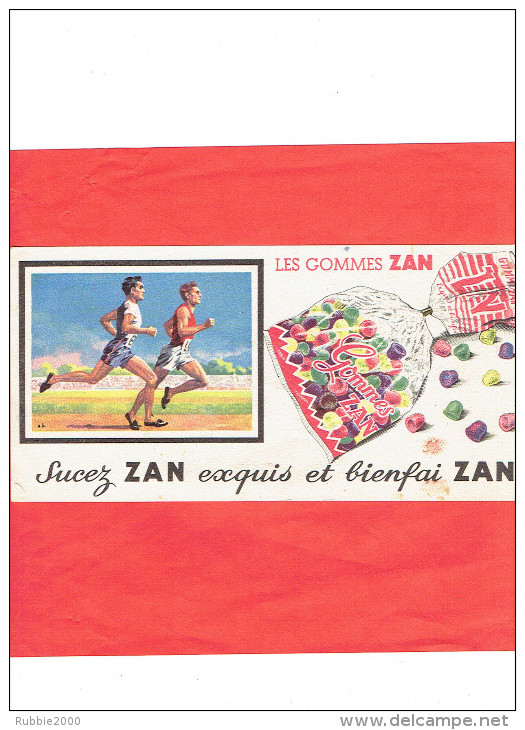 BUVARD ZAN GOMMES COUREUR A PIED ATHLETISME - Z