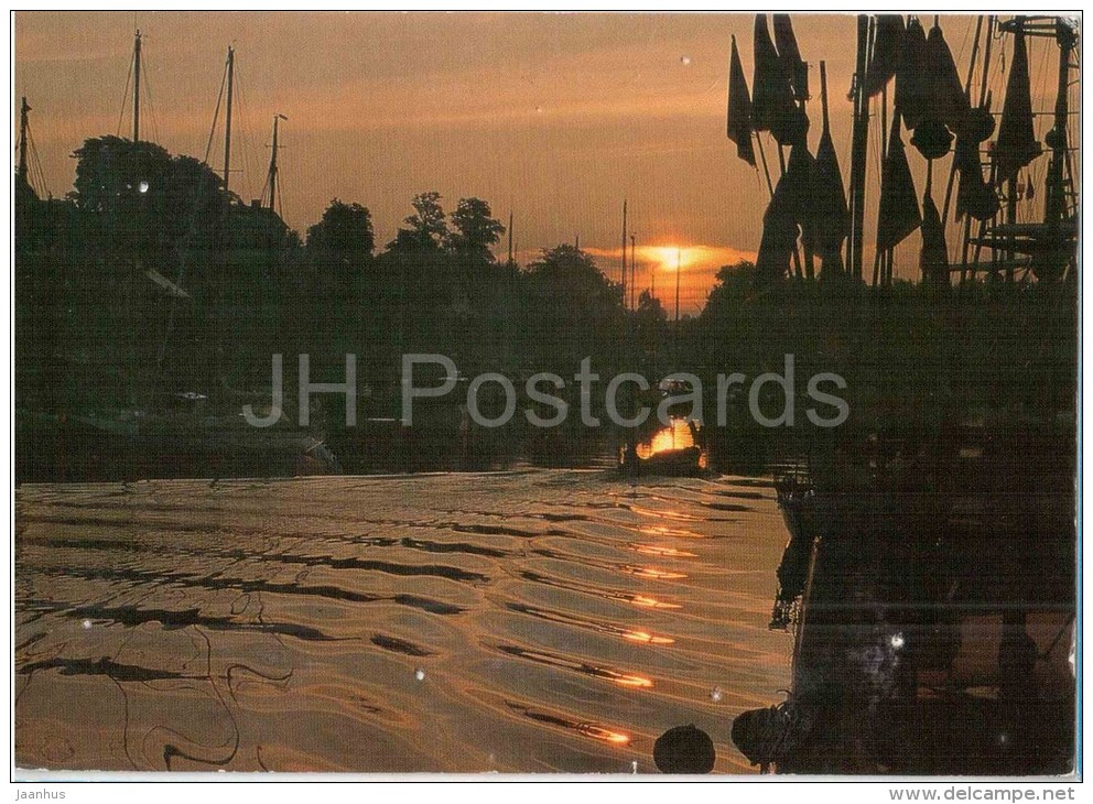 Ostseebad Eckernförde - Sonnenaufgang Am Hafen - Port - Germany - 1996 Gelaufen - Eckernförde