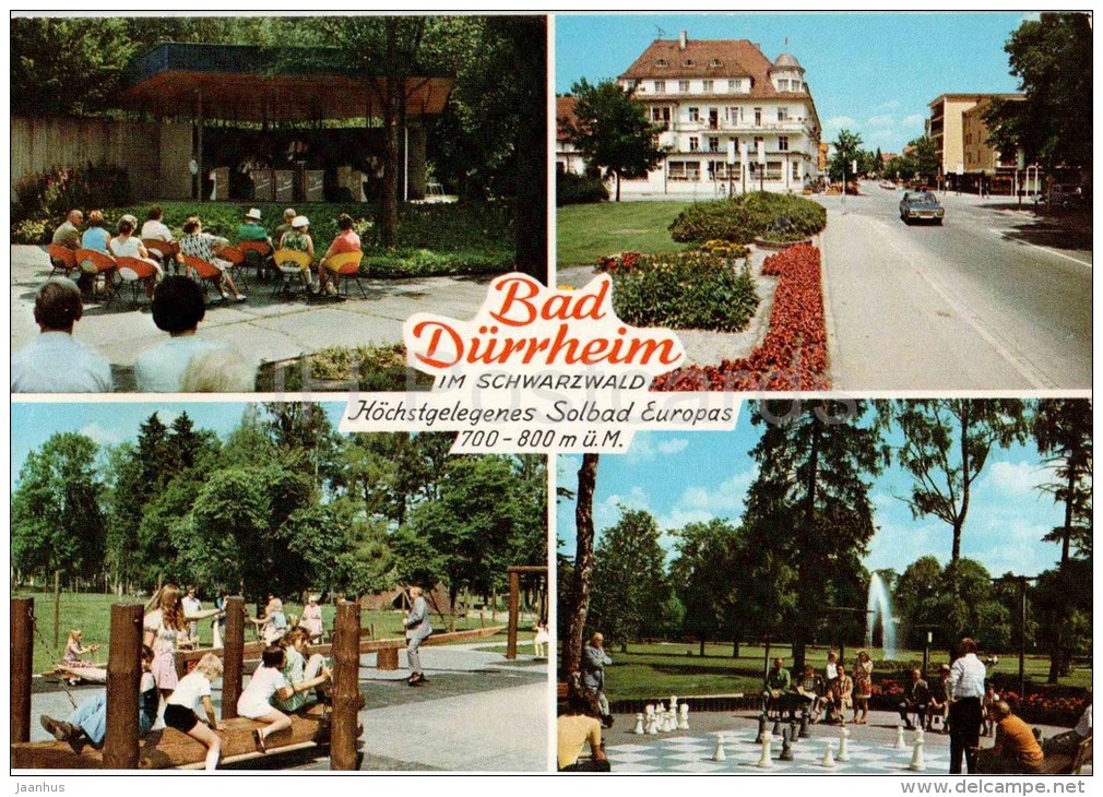 Bad Dürrheim Im Schwarzwald , Höchstgelegenes Solbad Europas - 7737 - Germany - 1976 Gelaufen - Bad Duerrheim