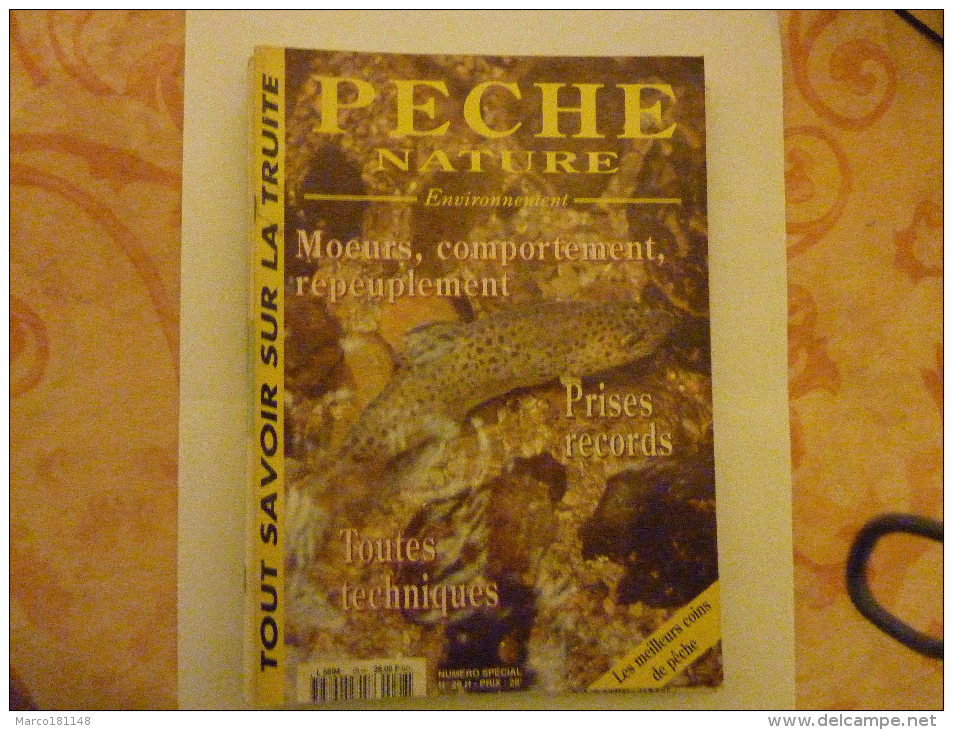 PECHE Nature Environnement 1995 N°28H - Chasse & Pêche