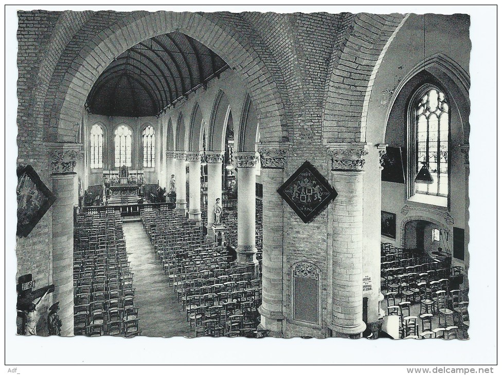 CPSM GISTEL, BINNENZICHT O. L. VROUWKERK, FLANDRE OCCIDENTALE, BELGIQUE - Gistel