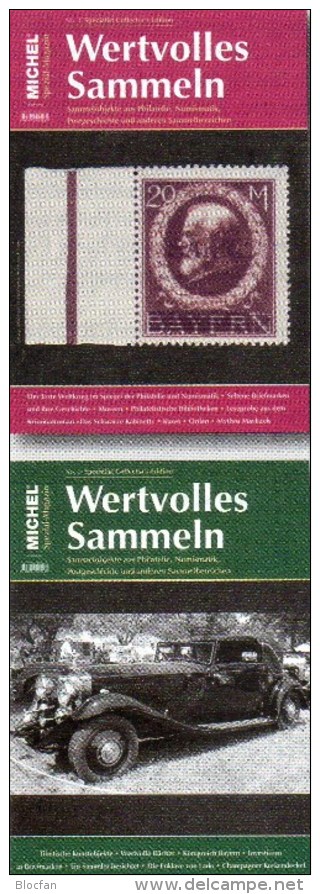 Wertvolles Sammeln MICHEL 1/2014+2/2015 New 30€ Luxus Sammel-Objekt Information Of The World Special Magacine Of Germany - Livres & CDs