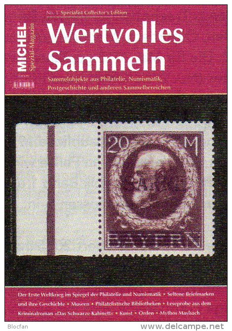 Wertvolles Sammeln MICHEL 1/2014+2/2015 New 30€ Luxus Sammel-Objekt Information Of The World Special Magacine Of Germany - Libri & Cd