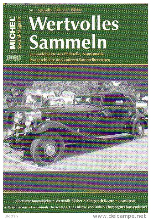 Wertvolles Sammeln MICHEL 1/2014+2/2015 new 30€ Luxus Sammel-Objekt information of the world special magacine of Germany