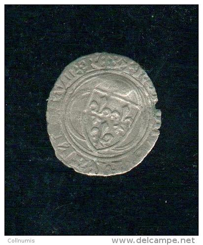 Charles VII Petit  Blanc De La 1ère  émission Rouen - 1422-1461 Karel VII