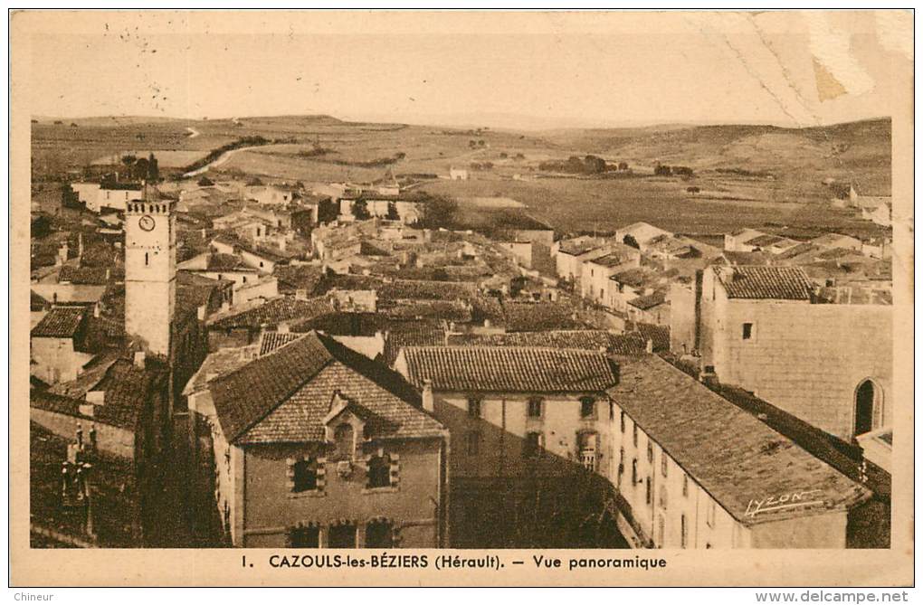 CAZOULS LES BEZIERS VUE PANORAMIQUE - Sonstige & Ohne Zuordnung