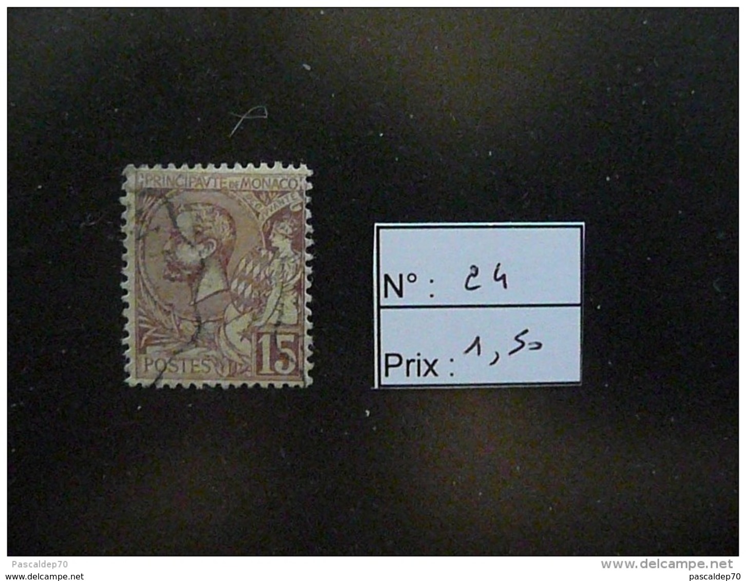 Timbres MONACO N° 22 Et 24 - Oblitérés - Catalogue : YVERT & TELLIER 2013 - Used Stamps