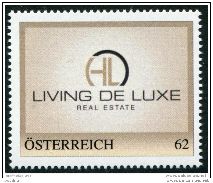 ÖSTERREICH / PM Nr.8110627 / LIVING DE LUXE / 62 Cent / Postfrisch / ** - Personalisierte Briefmarken