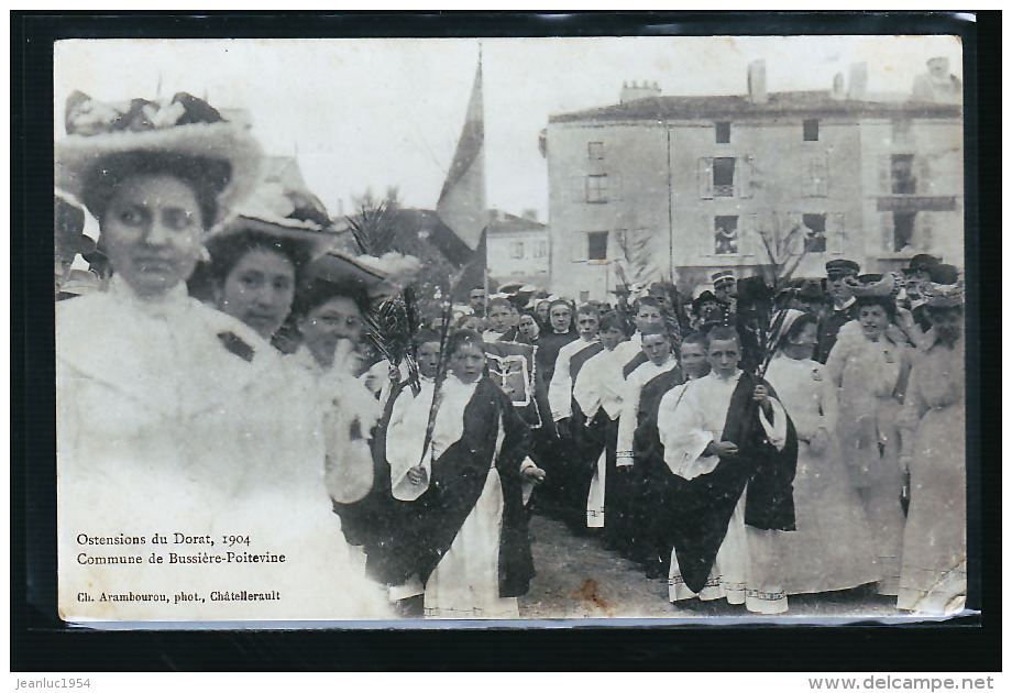 BUSSIERE  POITEVINE OSTENSIONS 1904 - Bussiere Poitevine