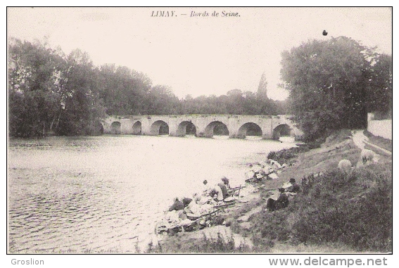 LIMAY BORDS DE SEINE (LAVANDIERES  ET MOUTONS) - Limay