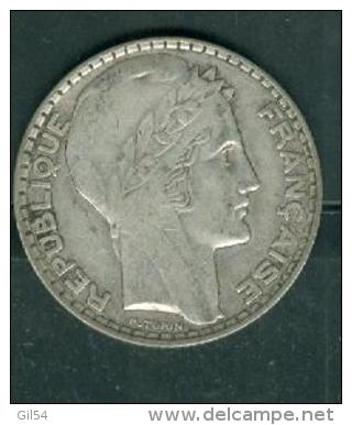 Piece, Argent Silver  10 Francs  Type Turin Année 1929- Pia11011 - 10 Francs