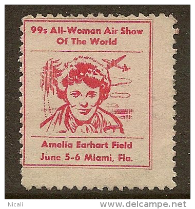 USA 1948 Amelia Earhart Label MNG #LS0142 - Cartoline Ricordo