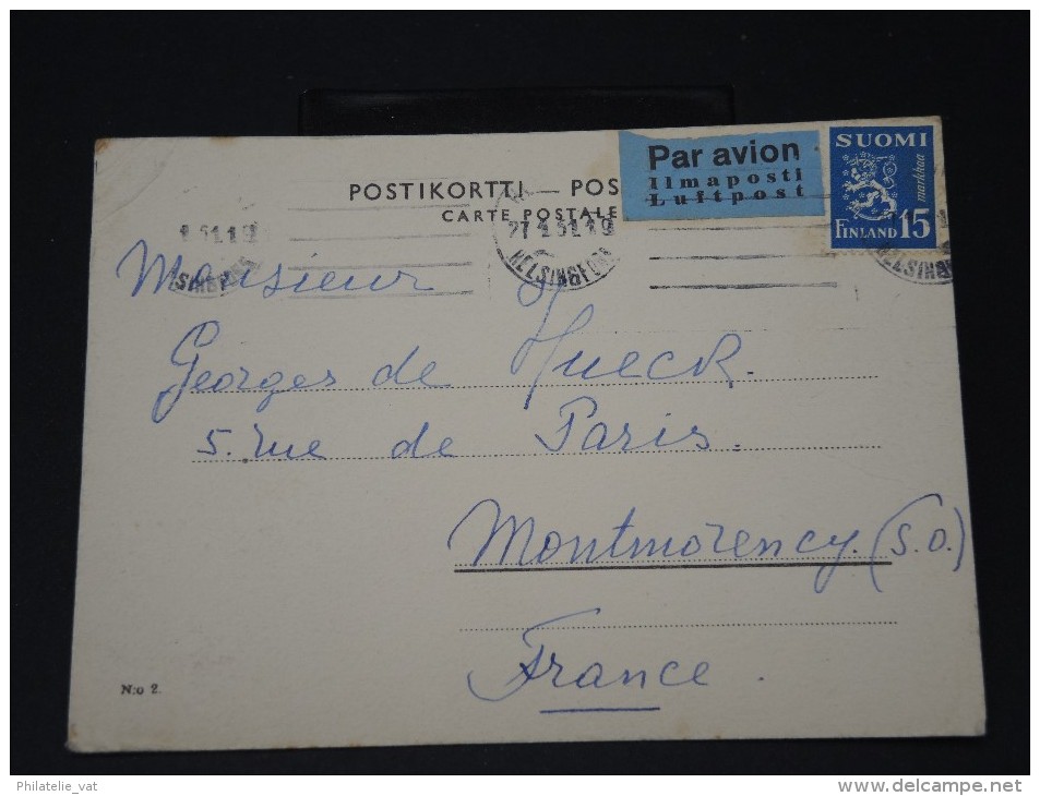 FINLANDE - Lettre Pour La France Par Avion - Détaillons Collection -  Lot N° 5414 - Brieven En Documenten