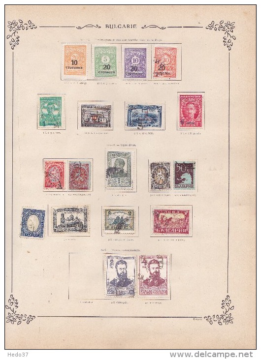 Bulgarie Ancienne Collection Petit Prix - 4 Scans - Collections, Lots & Series