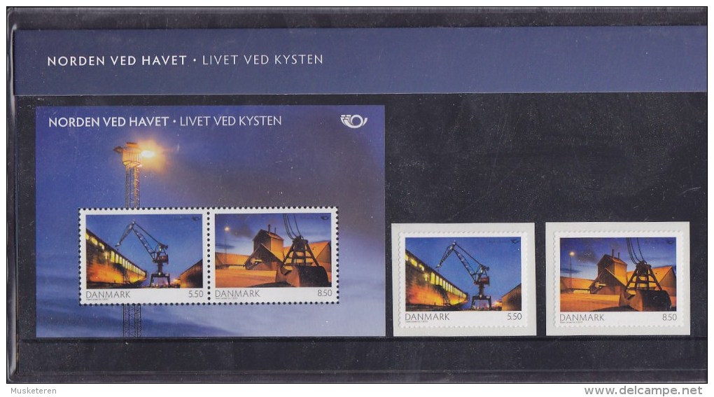 Denmark 2010 Souvenir Presentation Pack Norden Ved Havet Nordia Complete Set & Block Miniature Sheet MNH** - Blocs-feuillets