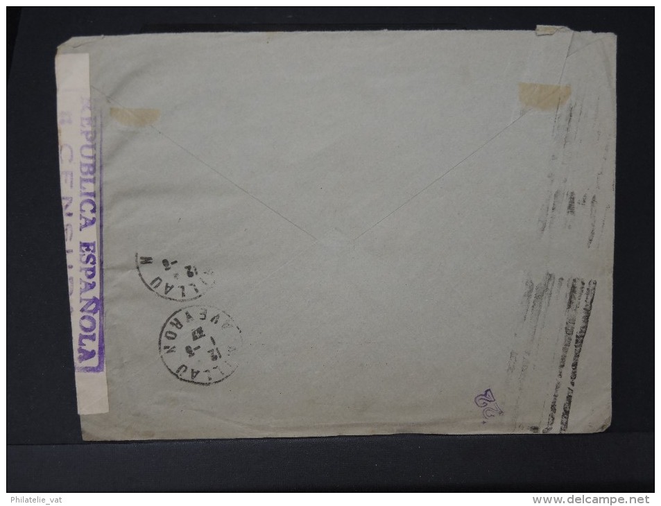 ESPAGNE - Lettre Censurée - Guerre Républicaine - Détaillons Collection - Lot N° 5460 - Republikeinse Censuur