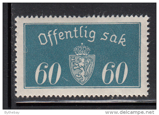 Norway MNH Scott #O19a 60o Coat Of Arms Size 34mm X 18.75mm - Officials
