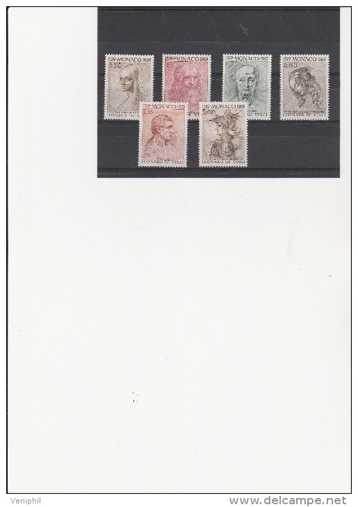 MONACO - TIMBRES  N° 799 A 804 NEUFS XX - ANNEE 1969 - Ongebruikt