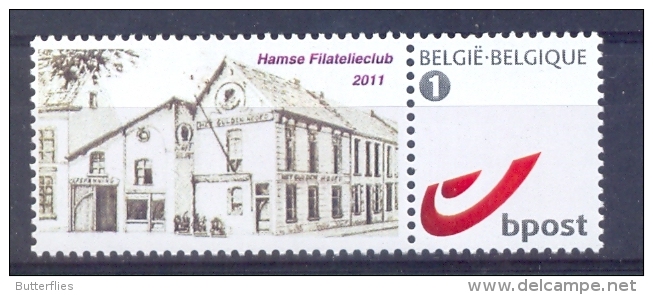 Belgie - 2011 - ** Duo Stamp  - Hamse Filatelieclub  ** - Mint