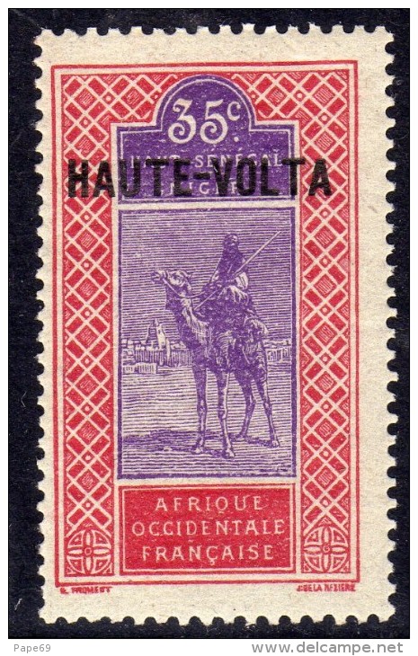 Haute Volta  N ° 10 XX  35 C. Rose Et Violet  Sans Charnière, TB - Autres & Non Classés