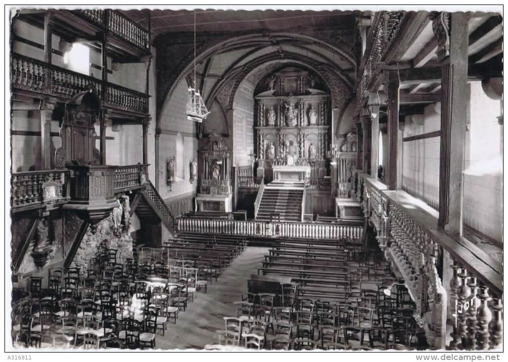 Cpsm ASCAIN Interieur De L Eglise Batie Et Inauguree Par Louis XIII EN 1626 - Ascain