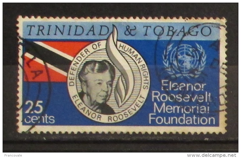 Trinidad & Tobago1965 Eleanor Roosevelt Memorial Foundation Used - Trinidad & Tobago (1962-...)