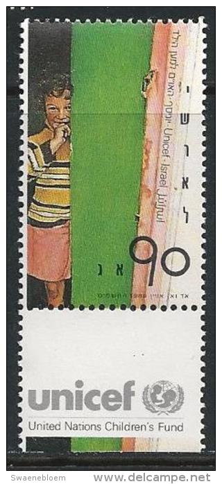 Pz.- Israël. 1989. Unicef. United Nations Children's Fund**. Mi. 1124. - Unused Stamps (without Tabs)