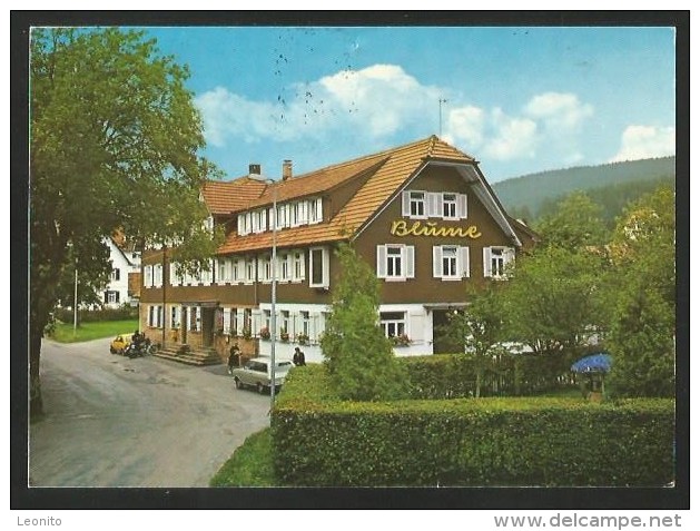 BAIERSBRONN Gasthof Pension BLUME Obertal Schwarzwald 1981 - Baiersbronn