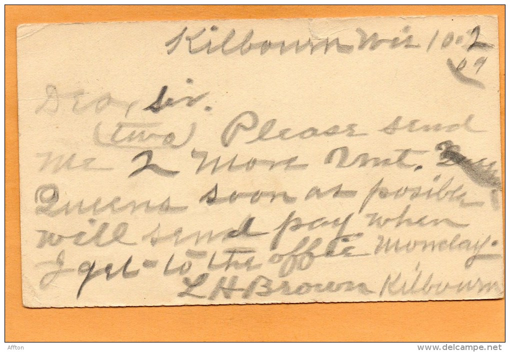 United States 1909 Card Mailed - 1901-20