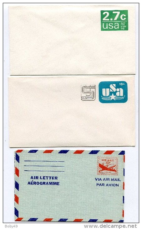 5 Enveloppes + 1 Aérogrammes Neufs ( 2 Scans) - 1961-80