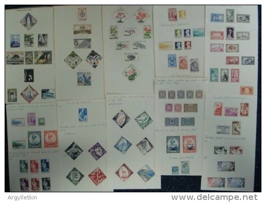 COLLECTION OF MONACO STAMPS 1939-1959 SALAMACIS NYMPH - Collections, Lots & Series