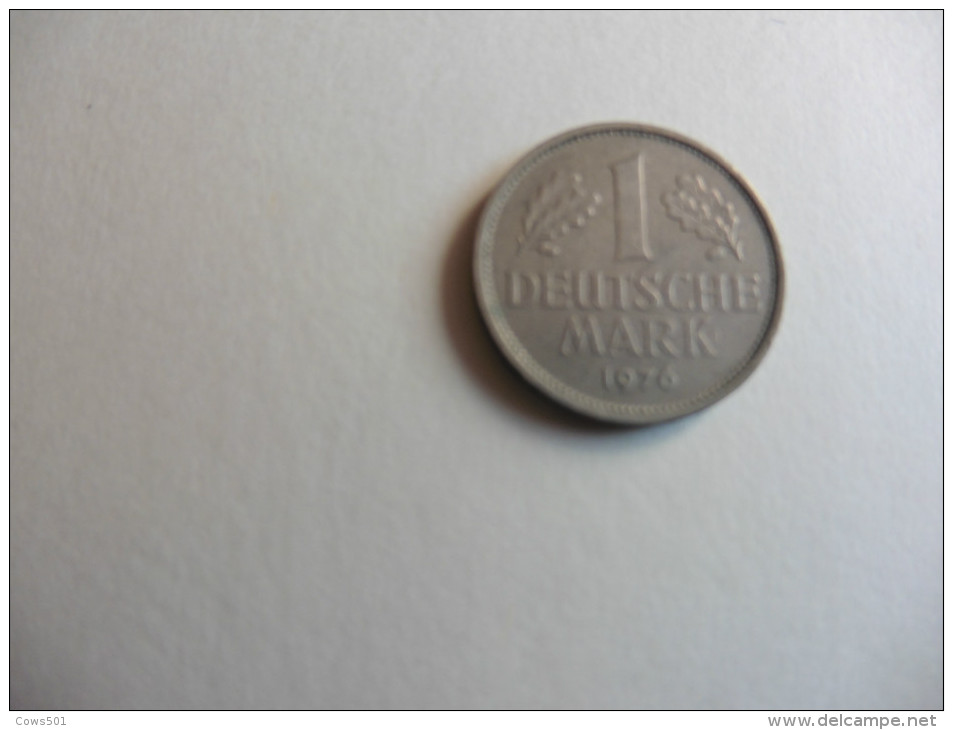 Allemagne : 1 Deutsche Mark 1976 - 1 Mark