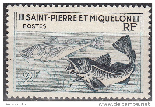 Saint-Pierre & Miquelon 1957 Michel 383 Neuf ** Cote (2007) 1.15 Euro Morues - Unused Stamps