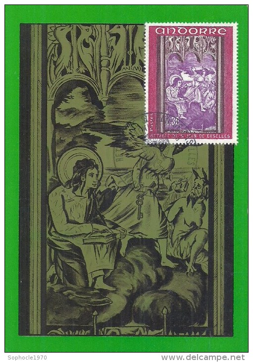 ANDORRE LA VIEILLE - 1970 - Retable De Saint Jean De Caselles - Maximum Cards