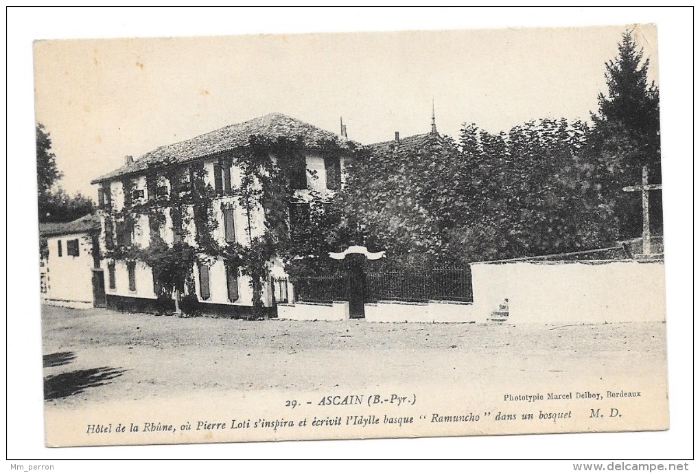 (3422-64) Ascain - Hôtel De La Rhûne - Ascain