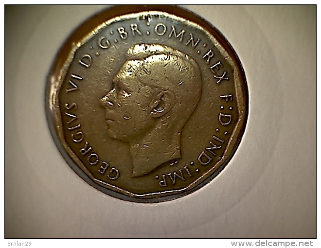 Grande Bretagne 3 Pence 1944 - F. 3 Pence