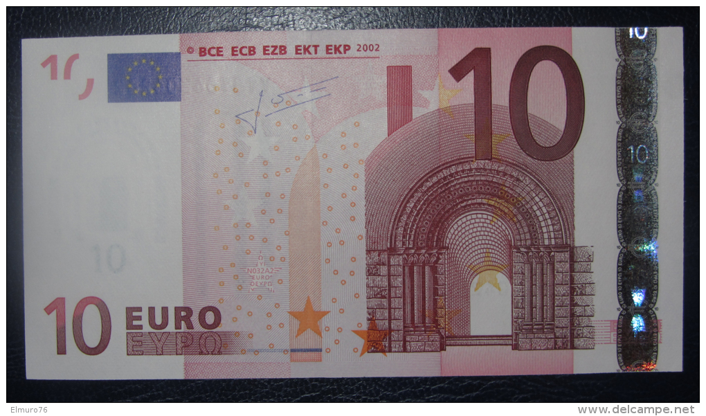 10 Euro N032C1 Greece Serie Y18 Perfect UNC - 10 Euro