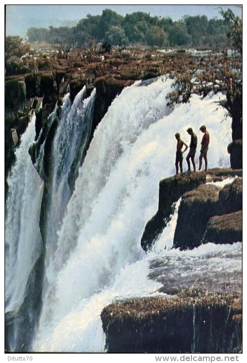 Zambia - Cascate - Formato Grande Viaggiata Mancante Di Affrancatura - Sambia