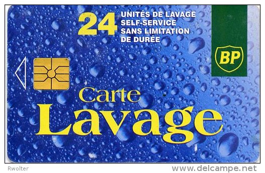 @+ Carte De Lavage BP - 24 UNITES - Puce Gem - Car Wash Cards